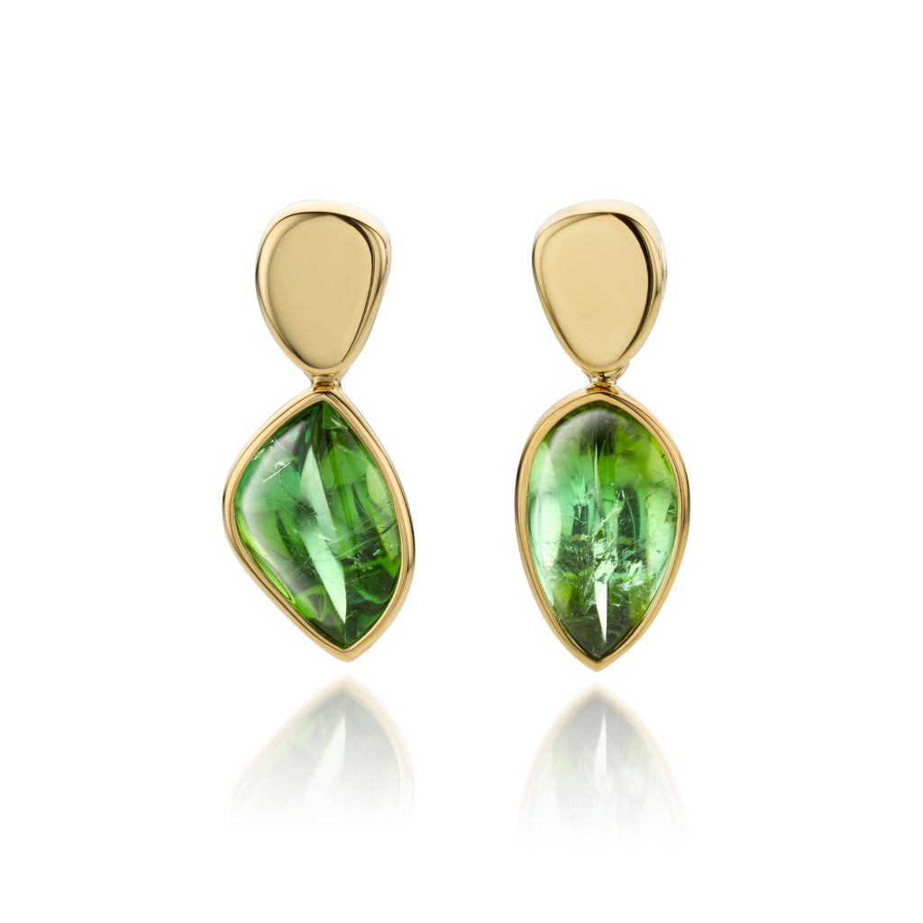 Toermalijn met natuurlijke insluitsels