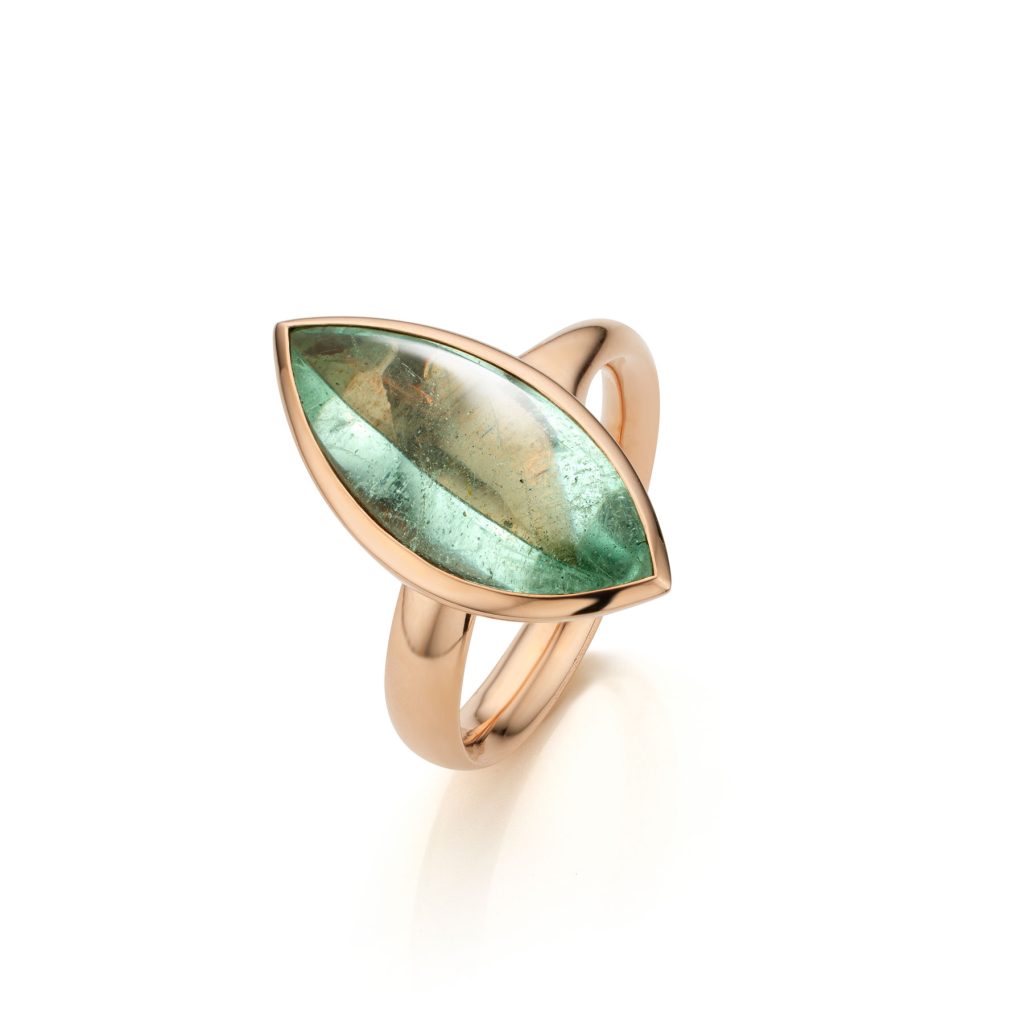 verschillende kleuren mint groene toermarlijn edelstenen